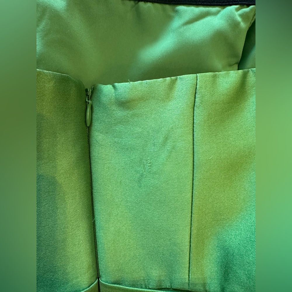 Sachin + Babi - Darian Bow-Detailed Strapless Green Cocktail Dress - Size 0 - Picture 8 of 10